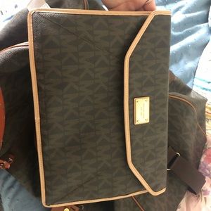 Michael Kors, envelope clutch or laptop bag